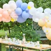Spring Balloon Arch With Paper Flowers - 60 Balloons<Party Delights