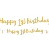 1St Birthday Blue Letter Banner - 1.8M<Party Delights Outlet