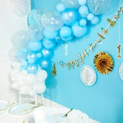 1St Birthday Blue Letter Banner - 1.8M<Party Delights Outlet