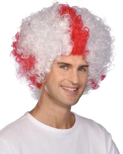 St George's Cross Afro Wig<Party Delights