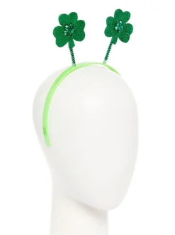 St Patrick's Day Glitter Shamrock Headband<Party Delights Clearance