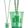 St Patrick's Day Shot Glass Necklace<Party Delights Sale