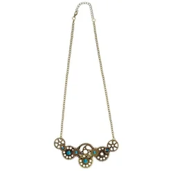 Steampunk Gear Necklace<Party Delights Clearance