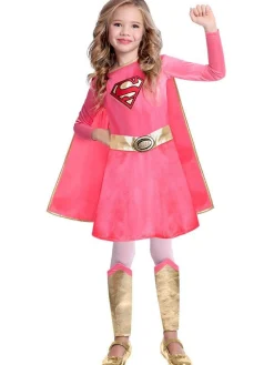 Kids' Party Delights Kids'<Supergirl Pink - Child Costume