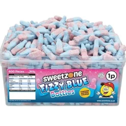 Sweetzone Halal Fizzy Blue Bottles - 960G<Party Delights New