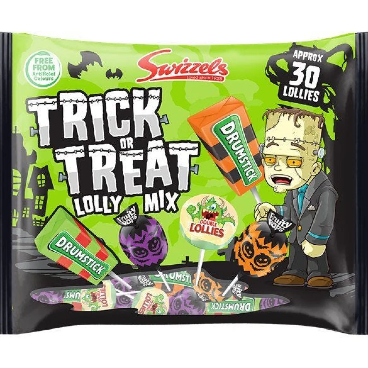 Swizzels Trick Or Treat Lolly Bag - Approx. 30 Lollies<Party Delights Clearance