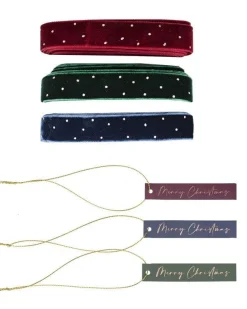 Party Delights Gift Wrapping<Tags And Ribbon Wrap Accessories Set (5Pcs)