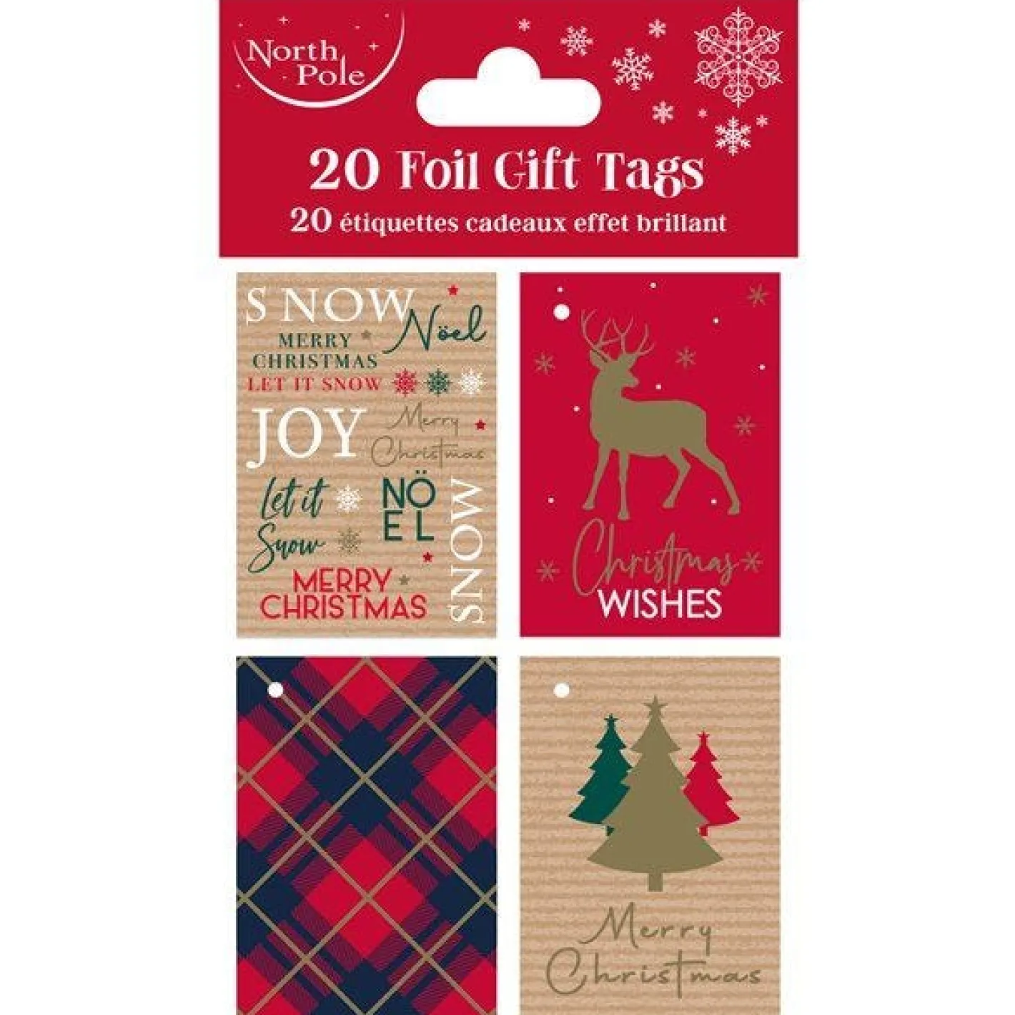 Party Delights Gift Wrapping<Tartan Gift Tags (20Pk)