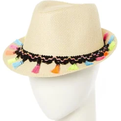 Tassel Fedora Hat<Party Delights Online