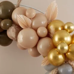 Taupe & Nude Balloon Arch - 75 Balloons<Party Delights