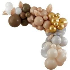 Taupe & Nude Balloon Arch - 75 Balloons<Party Delights