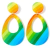 Teardrop Multi-Coloured Earrings<Party Delights
