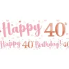 40Th Birthday Glitz & Glamour Paper Banners (3Pk)<Party Delights Online