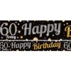 60Th Birthday Paper Banners - 1M (3Pk)<Party Delights Clearance