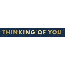 Thinking Of You Paper Banners - 1M (3Pk)<Party Delights Sale