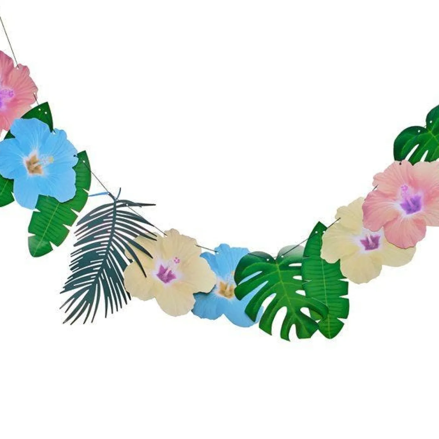 Tiki Tropics Paper Palms Garland<Party Delights New
