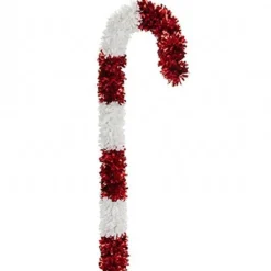 Party Delights Hanging Decorations<Tinsel Candy Cane Decoration - 76Cm