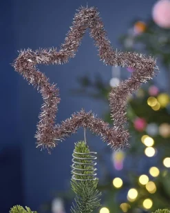 Party Delights Hanging Decorations<Tinsel Star Tree Topper