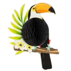 Toucan Honeycomb Decoration - 25Cm<Party Delights Discount