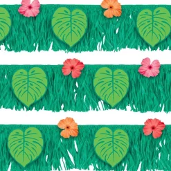 Tropical Jungle Fringe Banner - 1.77M<Party Delights Outlet
