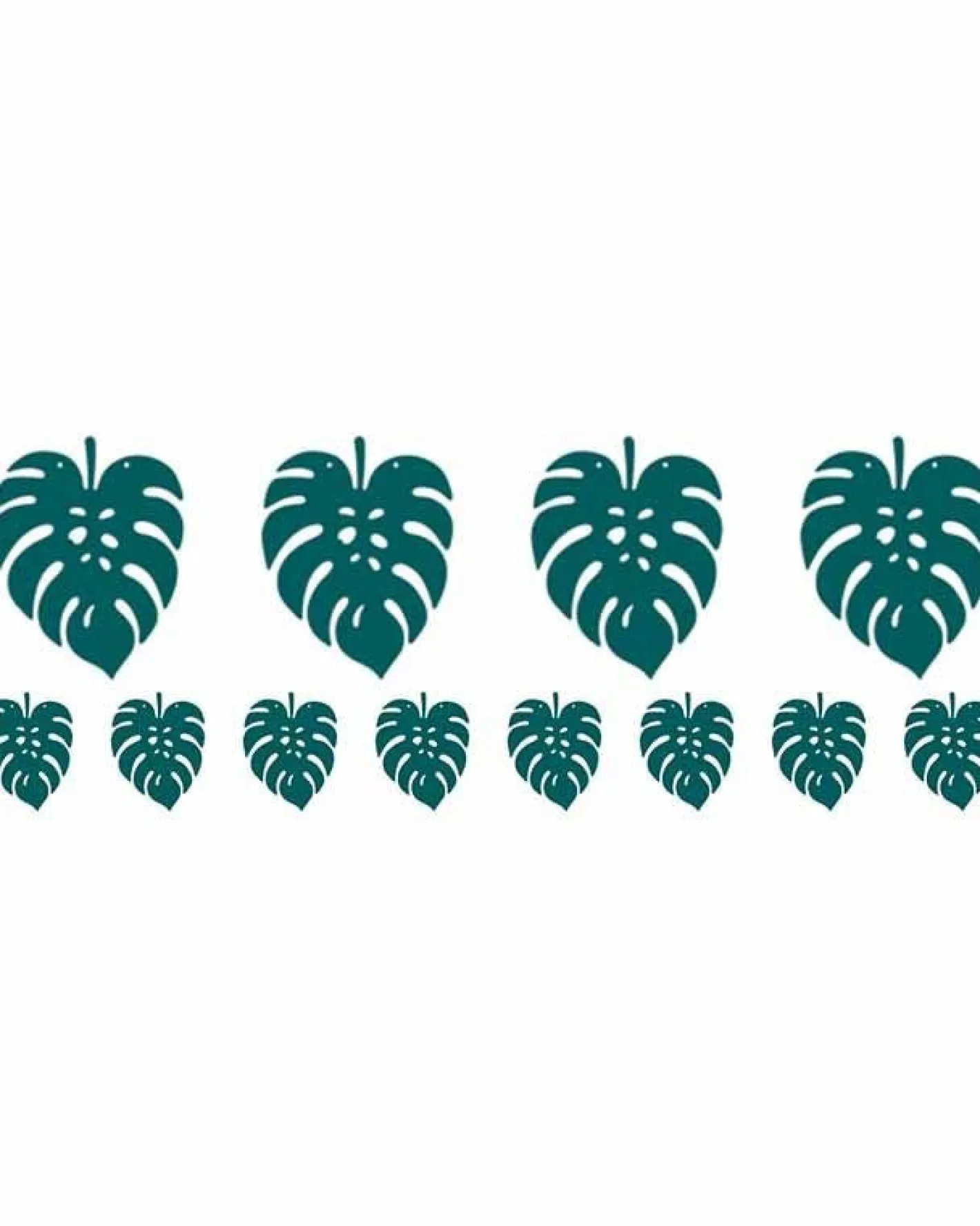Tropical Palms Paper Garland Decoration 2M X 15Cm<Party Delights Hot