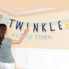 Twinkle Little Star Jumbo Paper Letter Banner - 1.8M<Party Delights Outlet