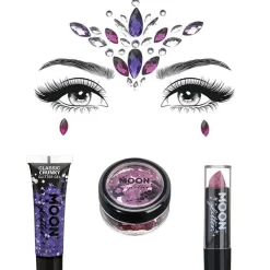 Unicorn Glitter Face And Body Gem Kit<Party Delights Hot
