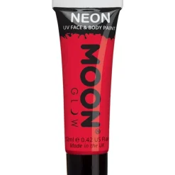 Uv Neon Face & Body Paint - Red 12Ml<Party Delights Discount
