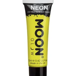 Uv Neon Face & Body Paint - Yellow 12Ml<Party Delights Clearance