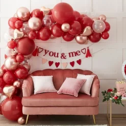 Valentines Balloon Arch - 70 Balloons<Party Delights Sale