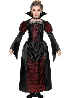 Kids' Party Delights Kids'<Vampiress Dress - Child Costume