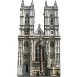 Westminster Abbey Cardboard Cutout - 175Cm X 95Cm<Party Delights Clearance