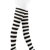Party Delights Witches<White & Black Tights - Child 11-14 Years