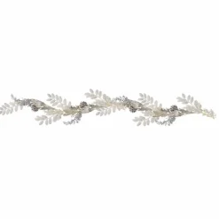 Party Delights Hanging Decorations<White & Silver Berry Foliage Garland - 1.8M