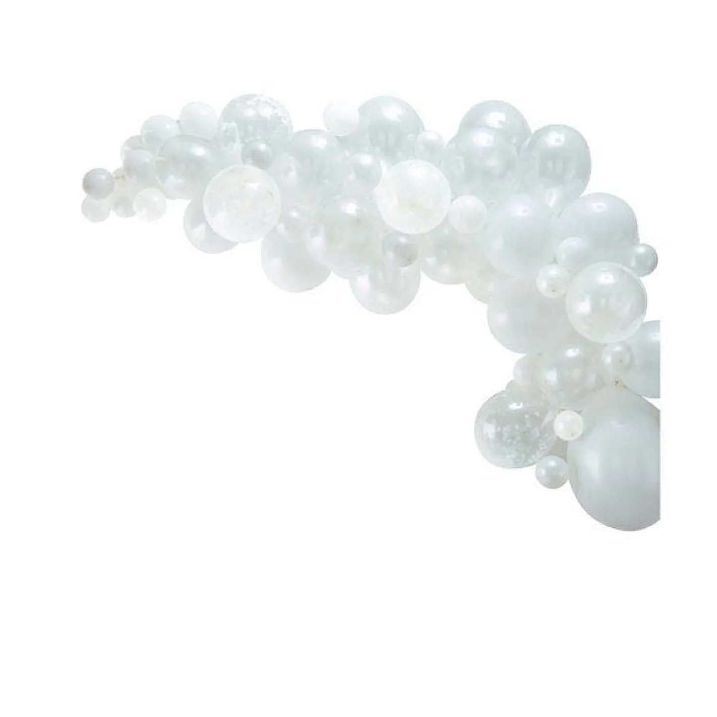 White Balloon Arch - 70 Balloons<Party Delights Best