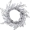 Party Delights Wreaths & Garlands<White Berries With Twig Wreath