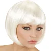 White Bob Wig<Party Delights Hot