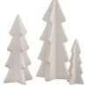 Party Delights Tableware<White Ceramic Trees Decoration (3Pk)
