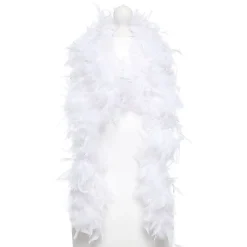 White Feather Boa - 180Cm<Party Delights Discount