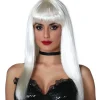 Party Delights Sexy<White Glamourama Wig