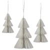 Party Delights Hanging Decorations<White Honeycomb Trees Hanging Decorations (3Pk)