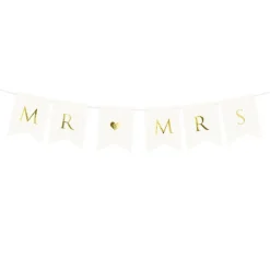 White Mr & Mrs Bunting - 85Cm<Party Delights