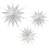 Party Delights Hanging Decorations<White Paper Stars Hanging Decorations (7Pk)