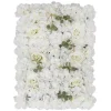 White Rose Flower Wall Backdrop Tile - 60Cm X 40Cm<Party Delights Discount