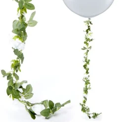 White Rose Garland - 1.75M<Party Delights Online