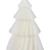 Party Delights Tableware<White Tree Shaped Candle