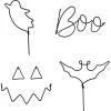 Party Delights Halloween Home Decor<Wire Pumpkin Decorations (4Pk)