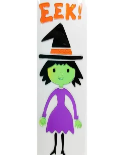 Party Delights Window & Door Decorations<Witch Eek! Gel Cling - 15.5Cm X 53Cm