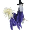 Party Delights Props<Witch With Broom - 60Cm