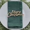 Party Delights Tableware<Wood Merry Christmas Sign (6Pk)